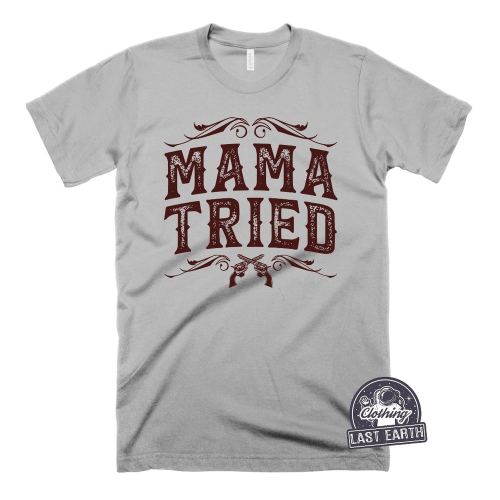 Merle Haggard Shirt Mama Tried Tshirt Country Music Western Vintage Graphic Tee